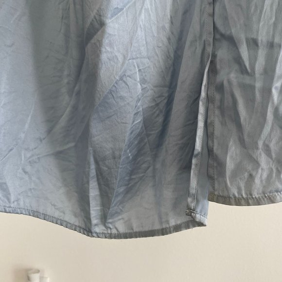 Reformation Blue Barrow Silk Dress - Picture 4 of 4